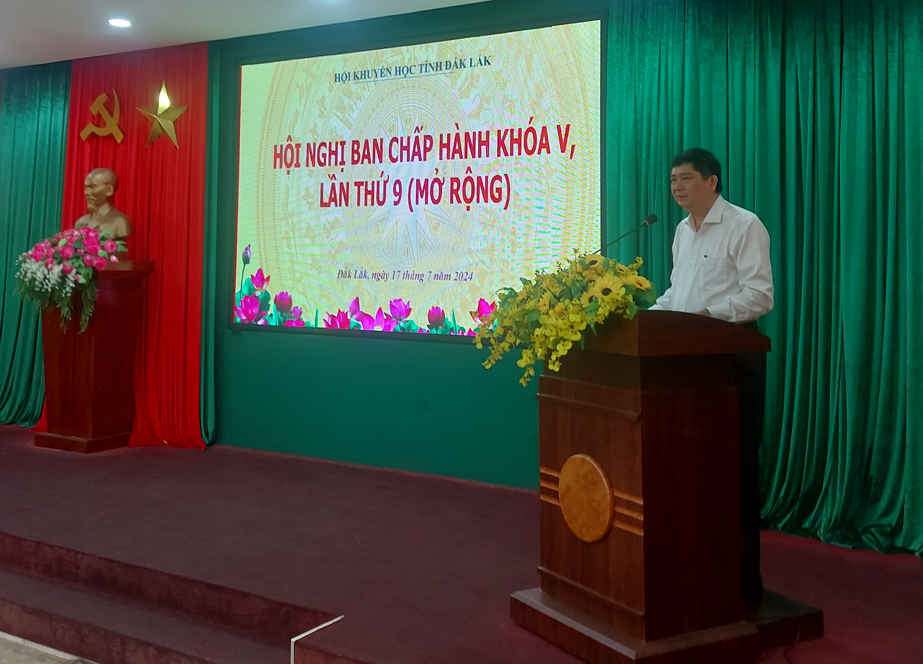 Hội Khuyến học tỉnh sơ kết công tác 6 tháng đầu năm  và xác định nhiệm vụ trọng tâm 6 tháng cuối năm 2024